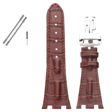 Til 28 mm /Piguet/AP/Royal/Oak Offshore ur, brun urrem