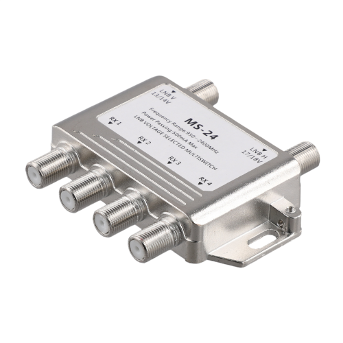 2 in 4 Out DiSEqC 4X2 Switch Satellite Signal Multiswitch 2