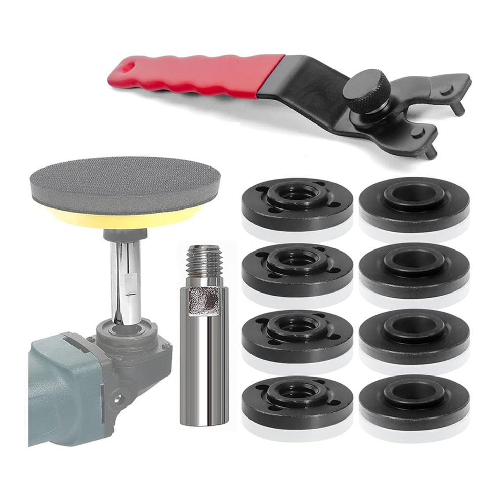 5/8Inch-11 Flange Nut Kit, Angle Grinder Extension Shaft Connector 4713387095670