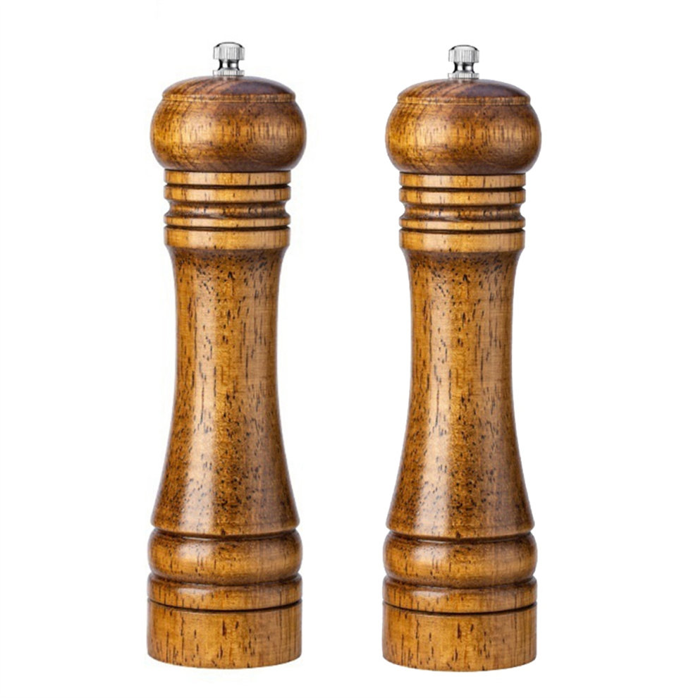 Wooden cooking salt and pepper grinder, salt and pepper grinder