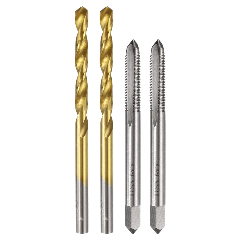 M5 X 0.8 Straight Flute Thread Taps And 4.2Mm Twist Drill Bits 4713387098466