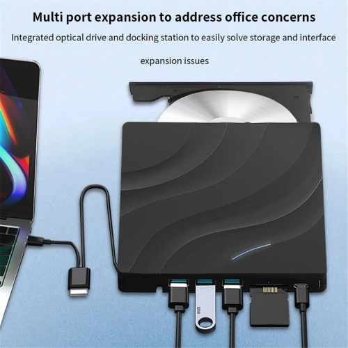 DVD External USB3.0 Type-C Multifunctional Blu Ray CD Writer Drive 2