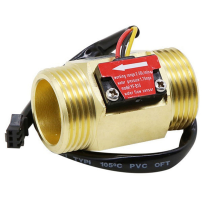Vandflowsensor Hall-flowmåler 1 tomme ekstern ledning kobber