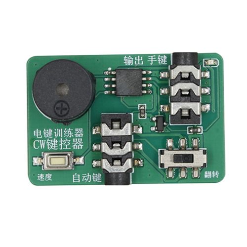Håndnøgleoscillator med CW-nøgletræner Automatisk nøgletrænercontroller 2