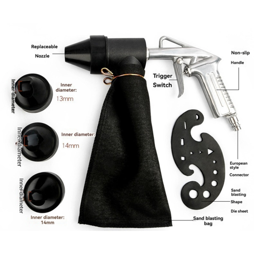 Pneumatic Sandblasting Tool Kit Sand Blasting Machine Set 2