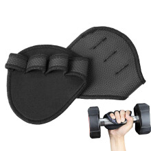 Palm Pads for Weightlifting - Neoprene Handles for Calisthenics, Gym Workouts, Black, Weightlifting Palm Protection