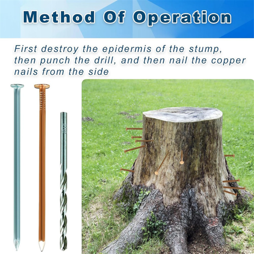 Copper Nails to Killing Trees,3.5 Inch Pure Copper Nails Bulk 2
