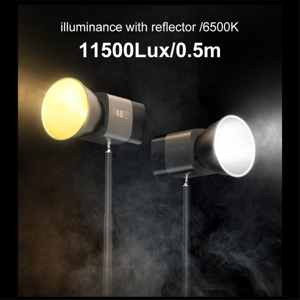 Led Video 40W Bi-Color Cob Photographic Studio Light 4713387044326