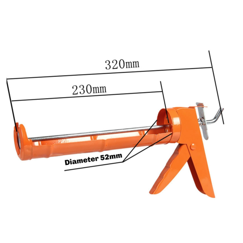 2PCS Caulking Tool, 10:1 Thrust Ratio, Caulk Tool No Drip 2