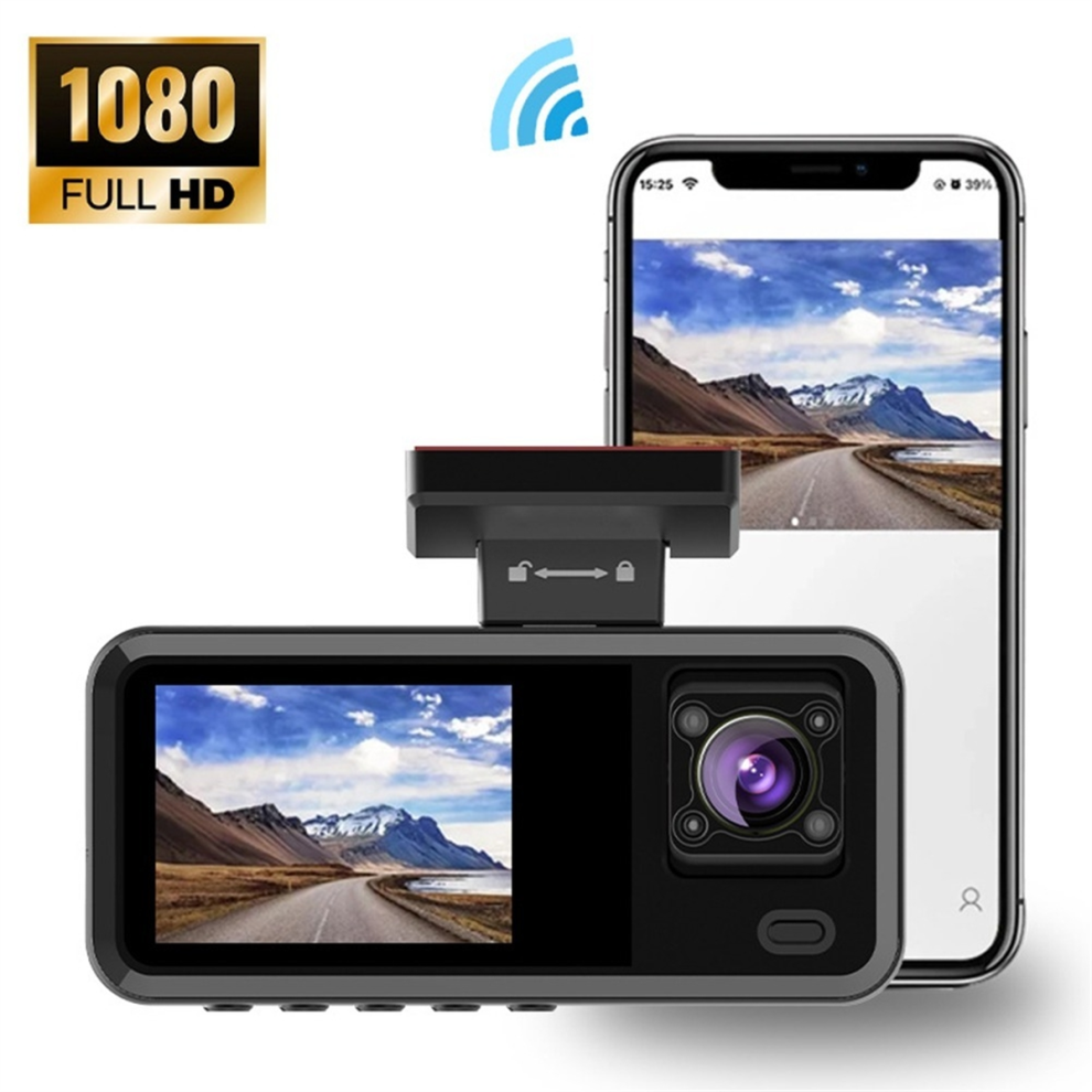 3 Channel Dash Cam For Cars Camera Wifi 1080P Video Recorder 4713387024946