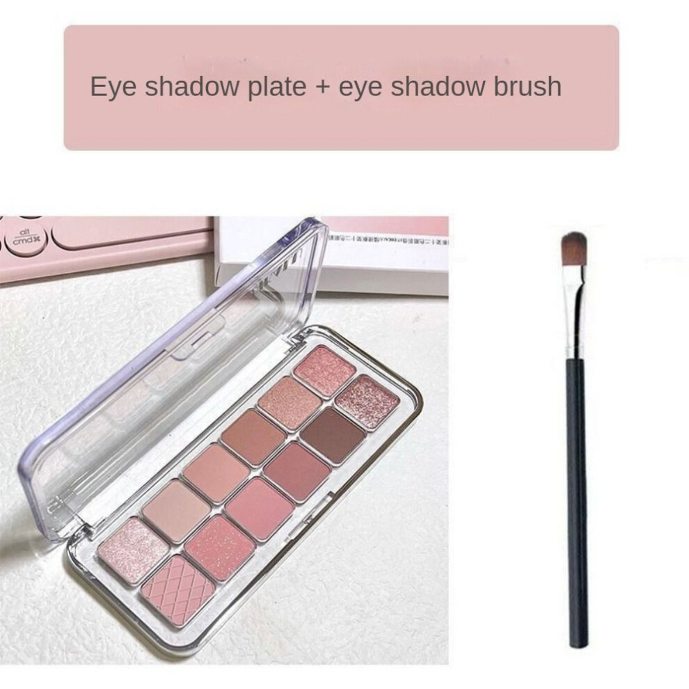 (color02) 12-color Eyeshadow Palette For Daily Commuting, Pearlescent Matte Earth-image-OPC-PJTGRDB-NEW