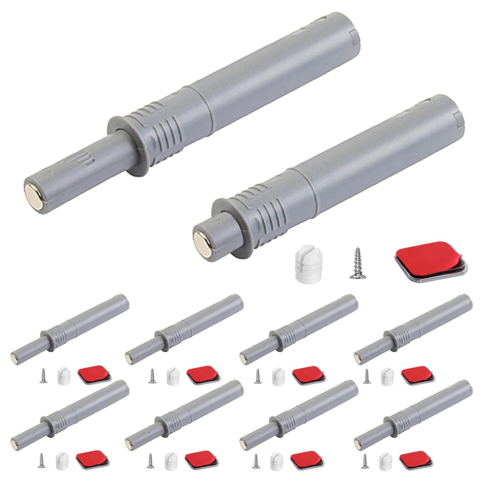 Push to Open Cabinet Hardware 10Pack Push Latch & Lock, Short-image-OPC-PJTGRNR-NEW