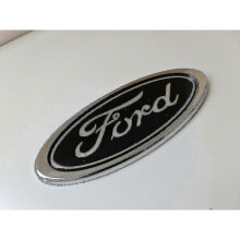 Ford Black Oval 150mm X 60mm Badge Emblem Front Rear Boot Focus Mondeo Transit 2025