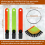36pcs Reflective Trail Markers, High Visibility Trail Markers 2