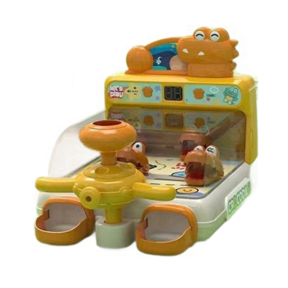 Table Pinball Game For Kids With Music, Educational Marble Toy, Yellow