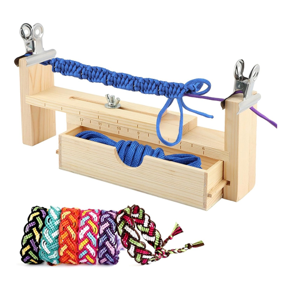 Wood Bracelet Jig With 2 Clamp,Adjustable Paracord Jig Bracelet Maker 4713387035607