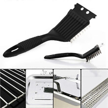 For Barbecue Grill Brush Wire Bristles Scraper Bbq Grate Cleaner