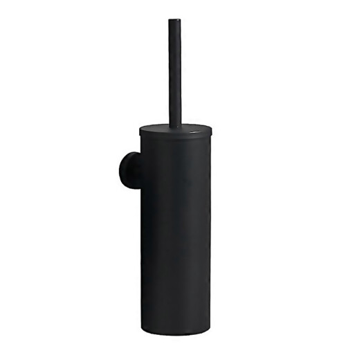 For Cylindrical Brushed Vertical Toilet Brush Wallmounted Black on OnBuy