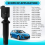 4Pcs Ignition Coil for C30 S40 S80 V50 Focus 2 1.8L 2.0L 5