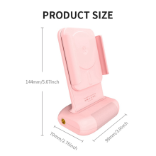 Bluetooth Selfie Stick with Remote Shutter Anti pink