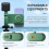 Bluetooth Selfie Stick with Remote Shutter Anti green 5