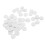 50pcs Nail Buffing Self Adhesive Replaceable 6