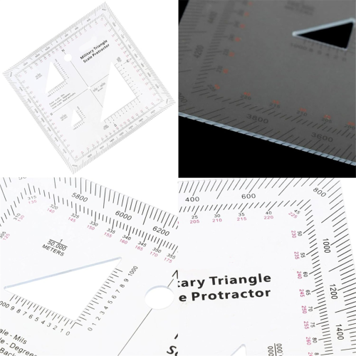 Coordinate Scale Practical Navigation Protractor 2