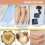 4pcs Wood Chisel Set with Cap, Beech High Impact Handle 3