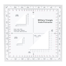Coordinate Scale Practical Navigation Protractor