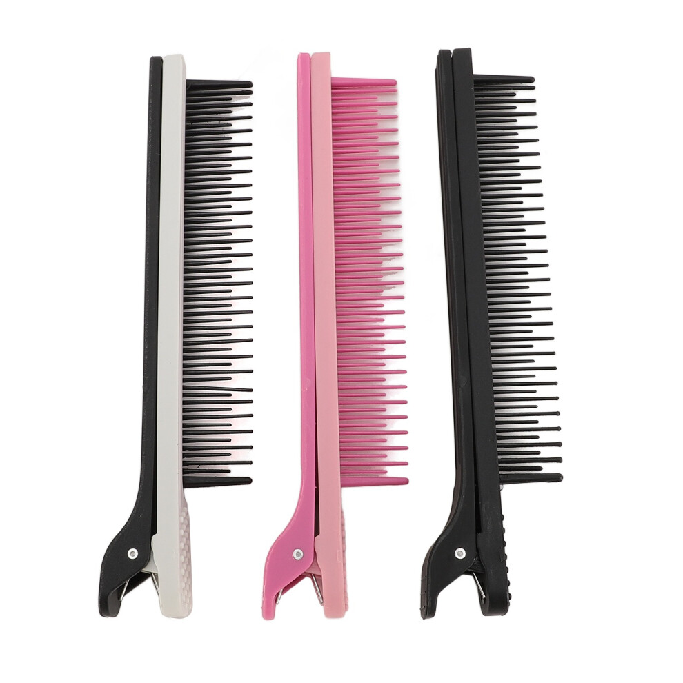 3pcs Teasing Clip Comb for Hair Stylist Parting