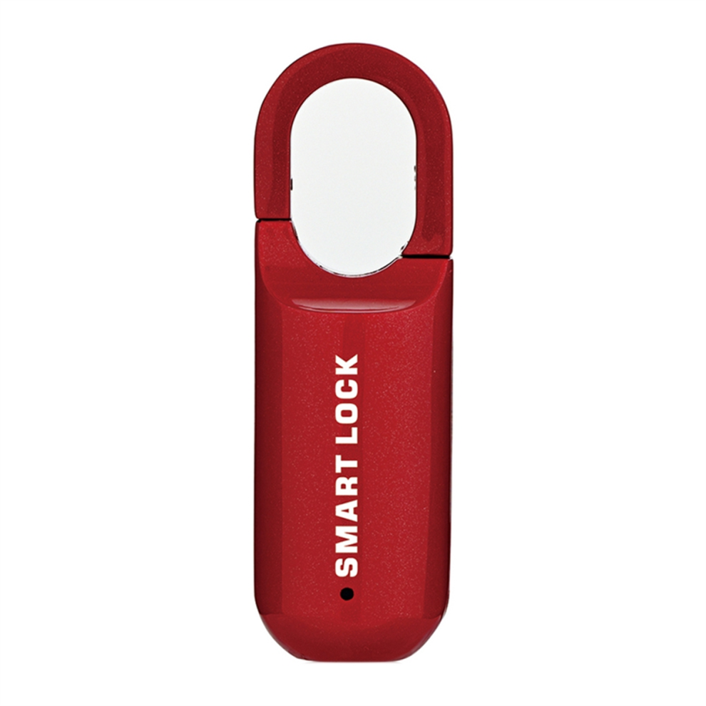 Fingerprint Padlock M01 Anti-Theft Smart Door Lock Keyless Red 4713387039964