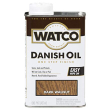 Rust-Oleum Watco 65851 Danish Oil Wood Finish Pint Dark Walnut