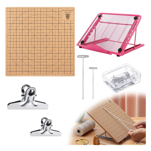 Macrame Board Set with T-Needle Clip S