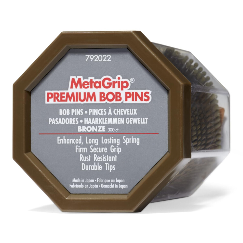 Metagrip Bronze Premium Bobby Pins 300 Count