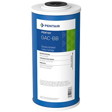 Pentair Pentek GAC-BB Big Blue Carbon-Wasserfilter, 25,4 cm, fr das ganze Haus, robuste, granulierte Aktivkohle (GAC), Ersatzkartusche, 25,4 x 11,4