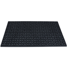 Bar Mat 45x30x0.8CM Mats Non Slip PVC Bar Service Spill Mat Black