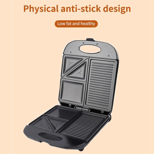 Breakfast Machine Multifunction Non-Stick Sandwich Maker EU 1