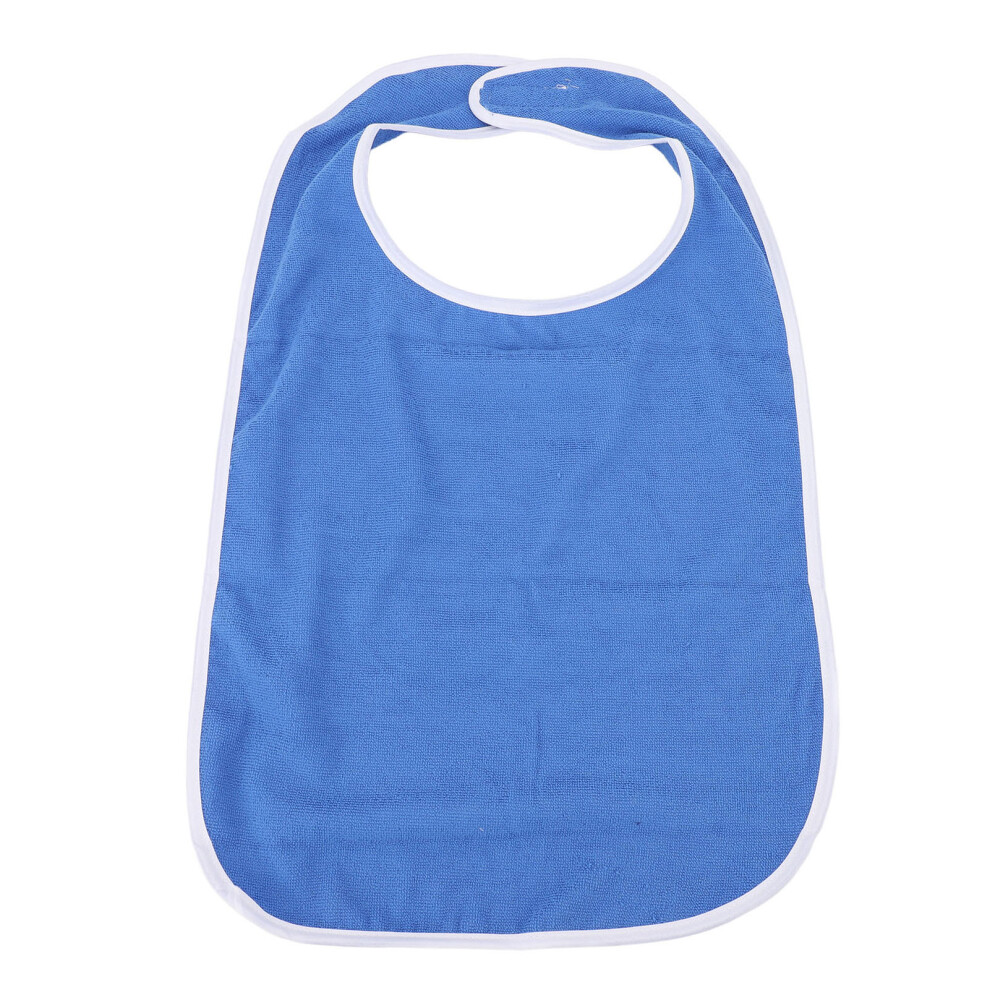 Blue Adult Bib Adjustable Hook And Loop Machine
