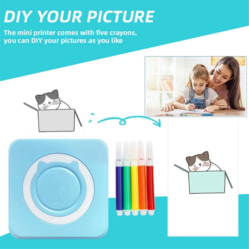 Mini Label Printer Thermal Portable Printer 1
