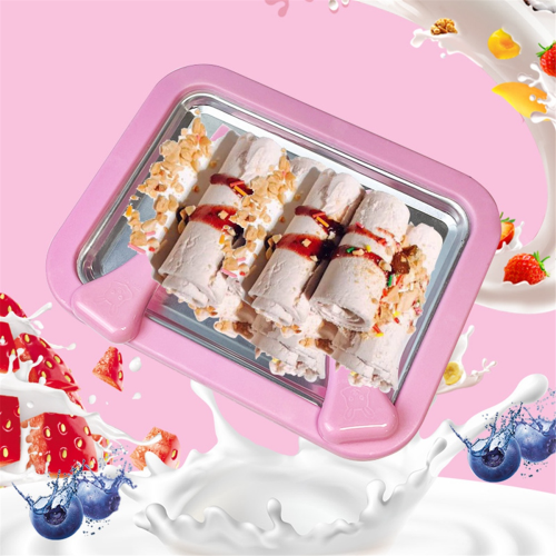 Fried Yogurt Machine Home-Made Mini Fried Ice Machine White 1