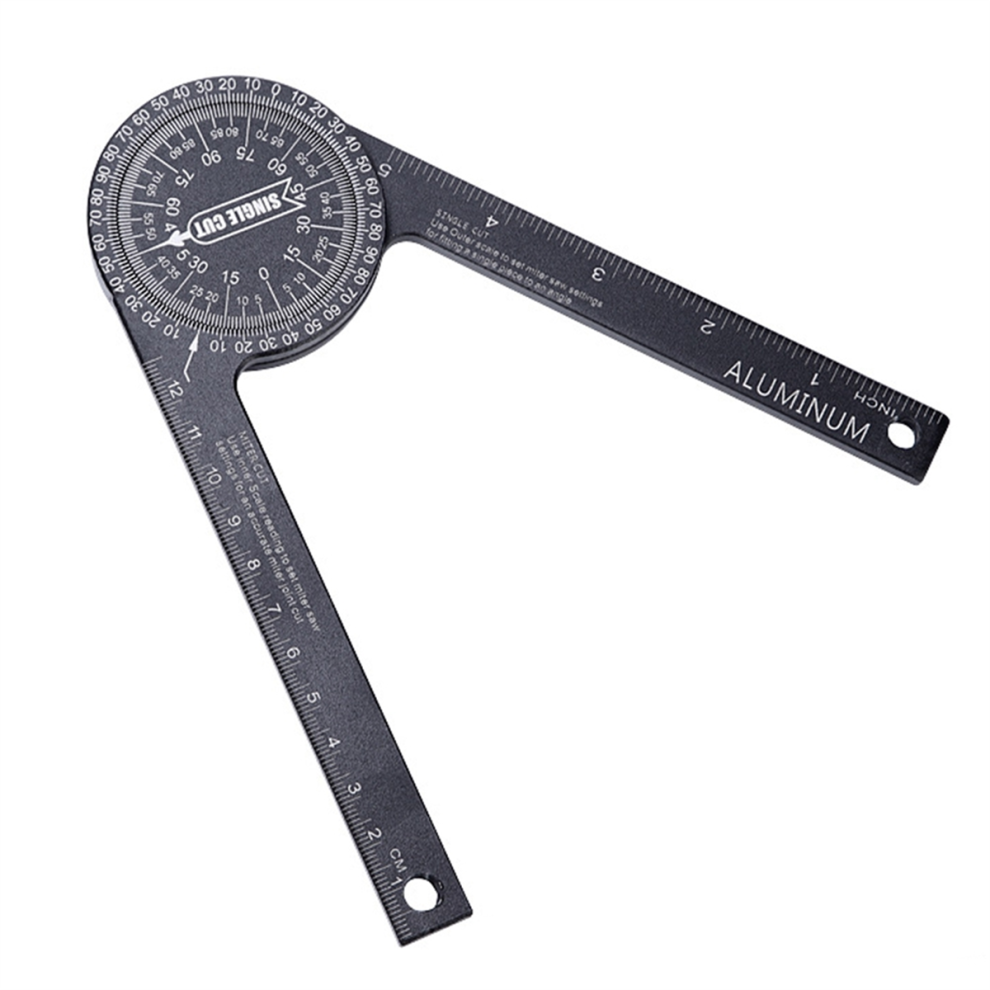 360 Degree Horizontal Protractor Diy Angle Ruler 4713387055988
