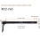 Quick Release Axle Through Axle Bicycle Lever Axle M12x165L 6