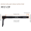 Quick Release Axle Through Axle Bicycle Lever Axle M12x128L 6