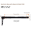 Quick Release Axle Through Axle Bicycle Lever Axle M12x162L 6