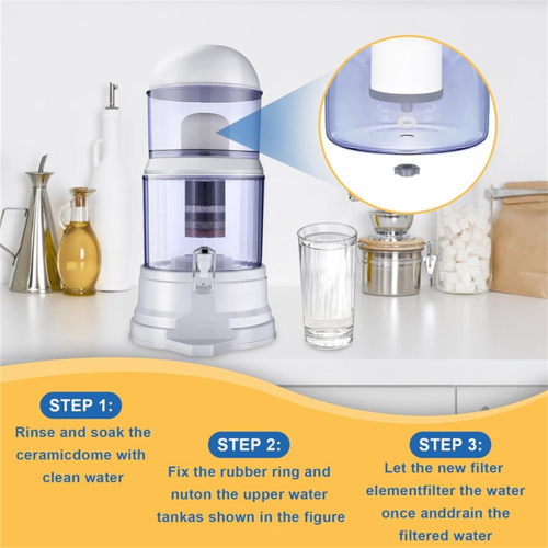 4Pack Replacement Ceramic Dome Water Filter 0.2 to 0.5micron 2