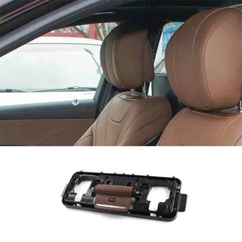 Front Right Side Seat Backrest Base Cover Brown 2