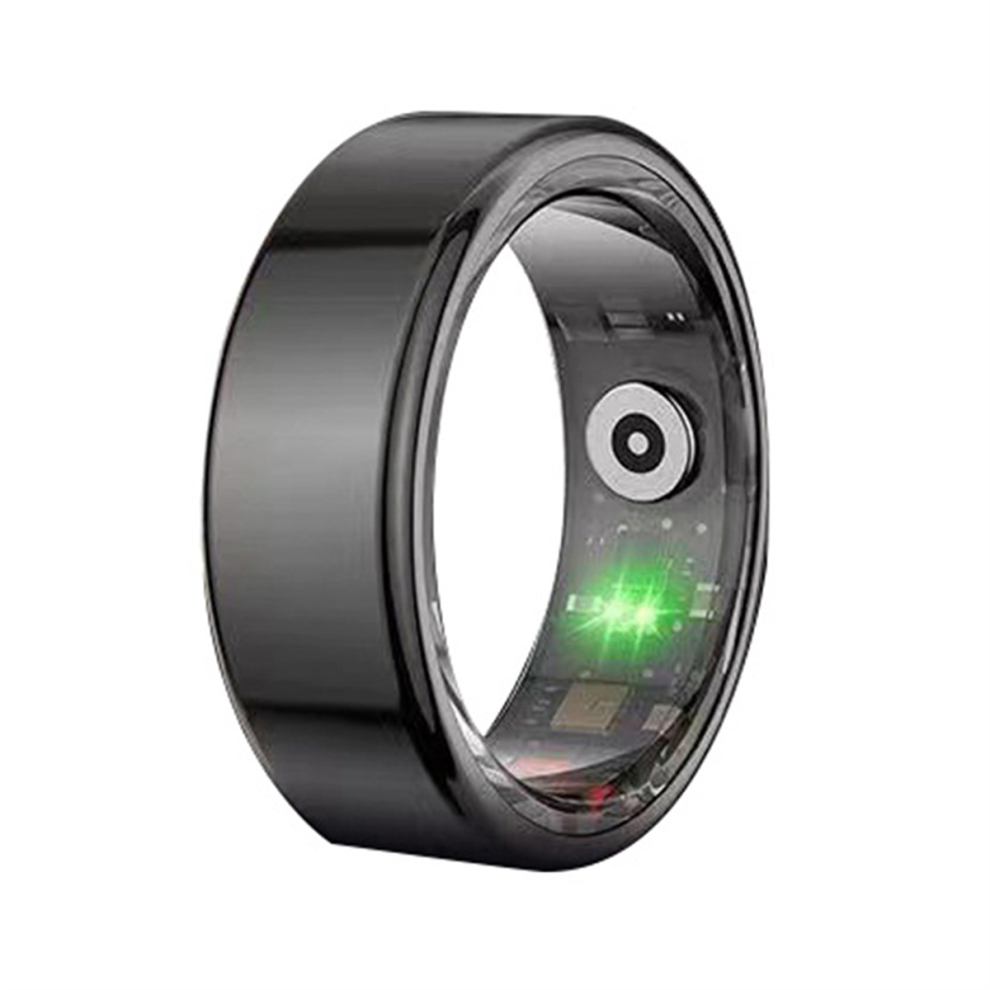 Black R06 Smart Ring, Health Monitor, Heart Rate Sleep Monitor