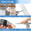 Pipe Insulation Wrap 32.8 FT Foil Outdoor Foam Pipe Wrap Insulation 7