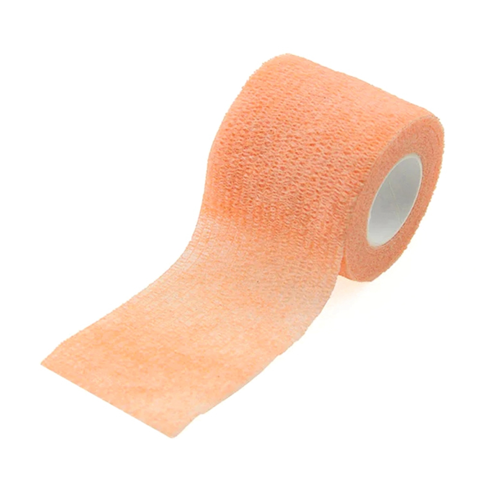 Sport Self Adhesive Elastic Bandage Wrap Tape 5cm x 4.5M Orange