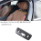 Front Right Side Seat Backrest Trim Cover for S-Class Black 4